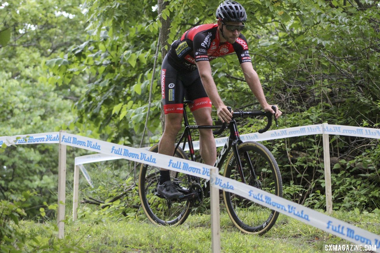 Belgian Dieter Sweeck is a late addition to the Rochester field. 2019 Rochester Cyclocross Friday Pre-Ride. © Z. Schuster / Cyclocross Magazine