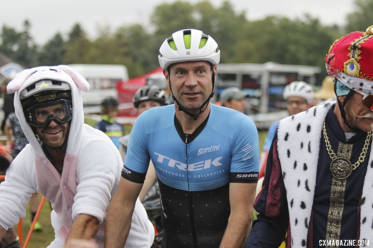 Jens Voigt was back for another Legends Race appearance. 2019 Trek CX Cup and World Cup Waterloo Scene. © D. Mable / Cyclocross Magazine