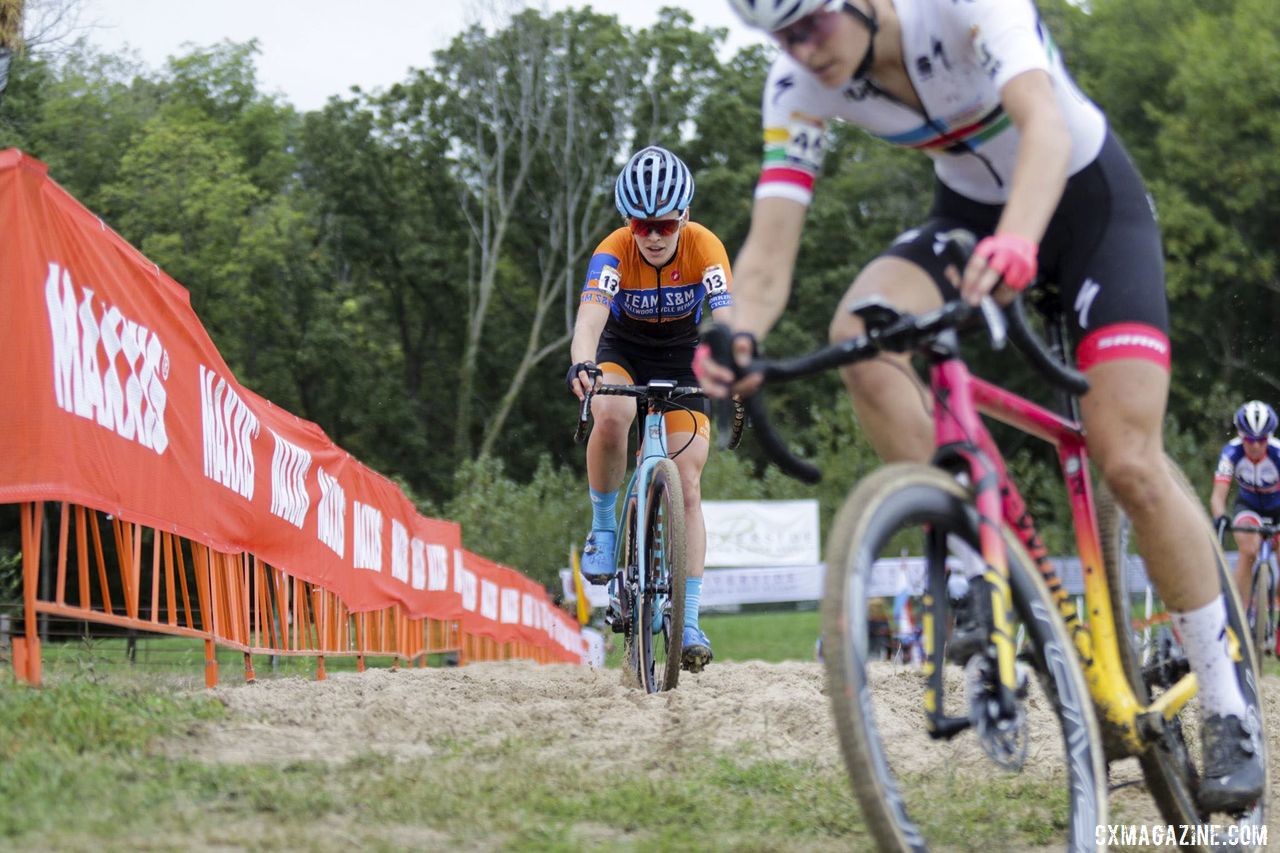 Honsinger finished third at the Jingle Cross World Cup this year. 2019 Jingle Cross World Cup, Elite Women. © D. Mable / Cyclocross Magazine