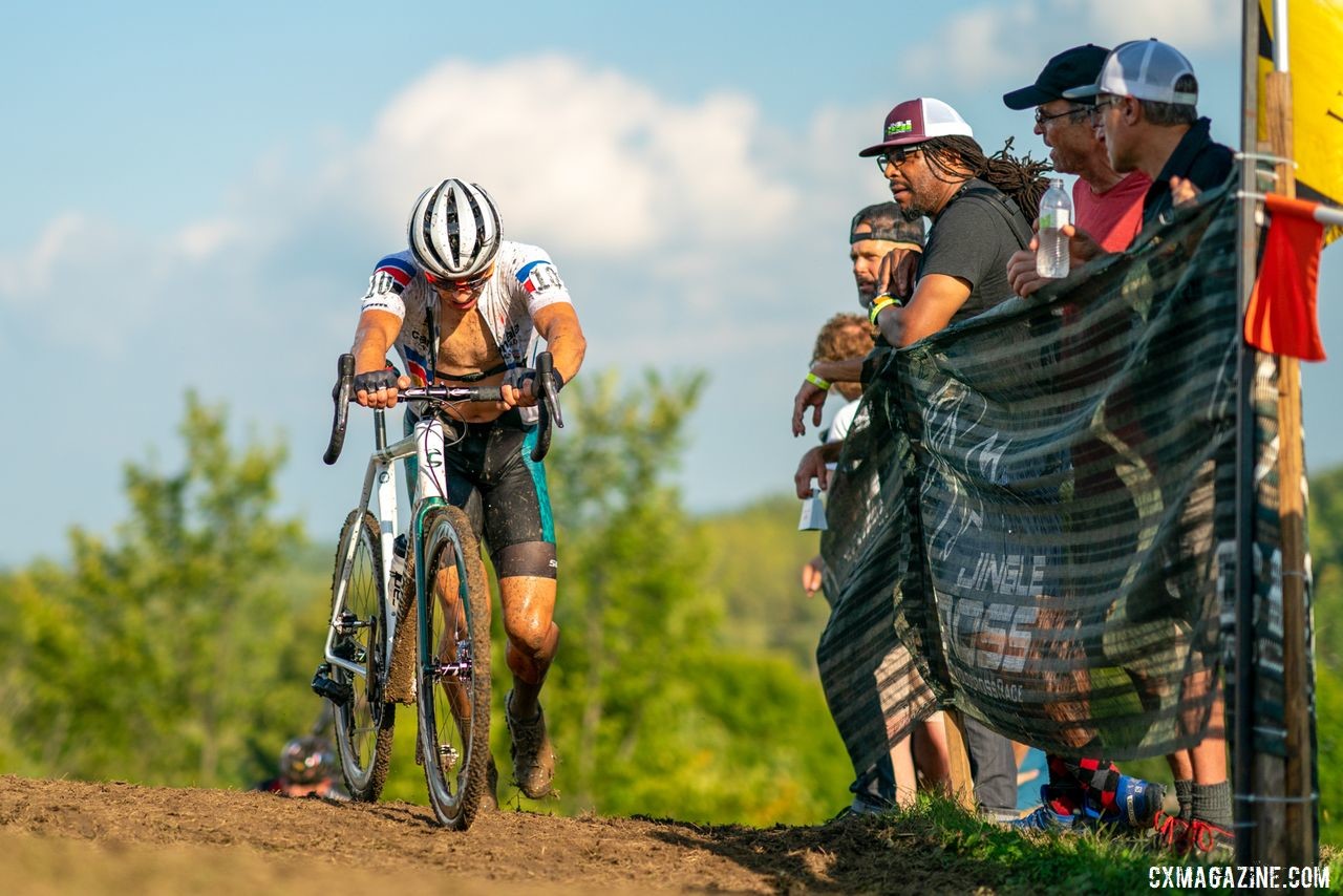 Curtis White crests the Mt. Krumpit run-up. 2019 Jingle Cross Weekend. © Drew Coleman