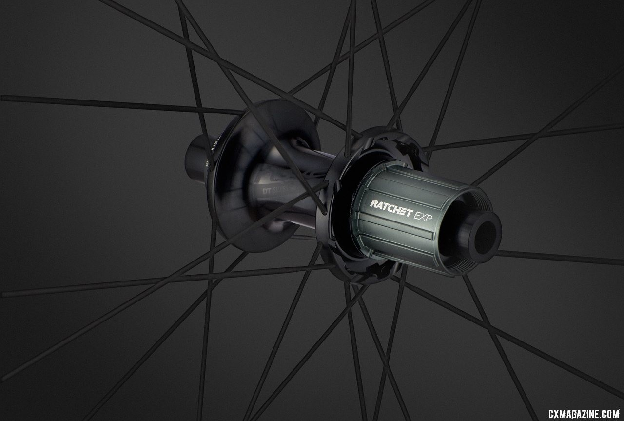 The new DT Swiss EXP freehub is lighter than the standard freehub and comes with both Shimano 11 and SRAM XDR driver options.