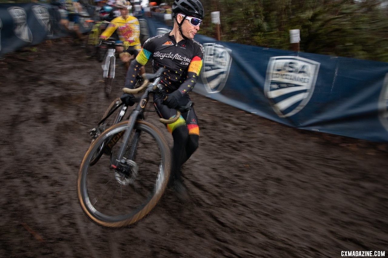 Masters 50-54. 2019 Cyclocross National Championships, Lakewood, WA. © A. Yee / Cyclocross Magazine