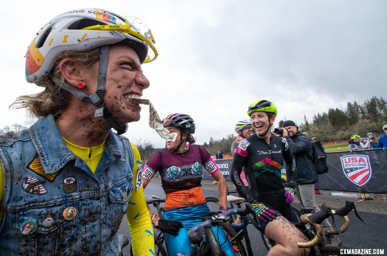 Money!!! Money!!! Singlespeed Women. 2019 Cyclocross National Championships, Lakewood, WA. © A. Yee / Cyclocross Magazine