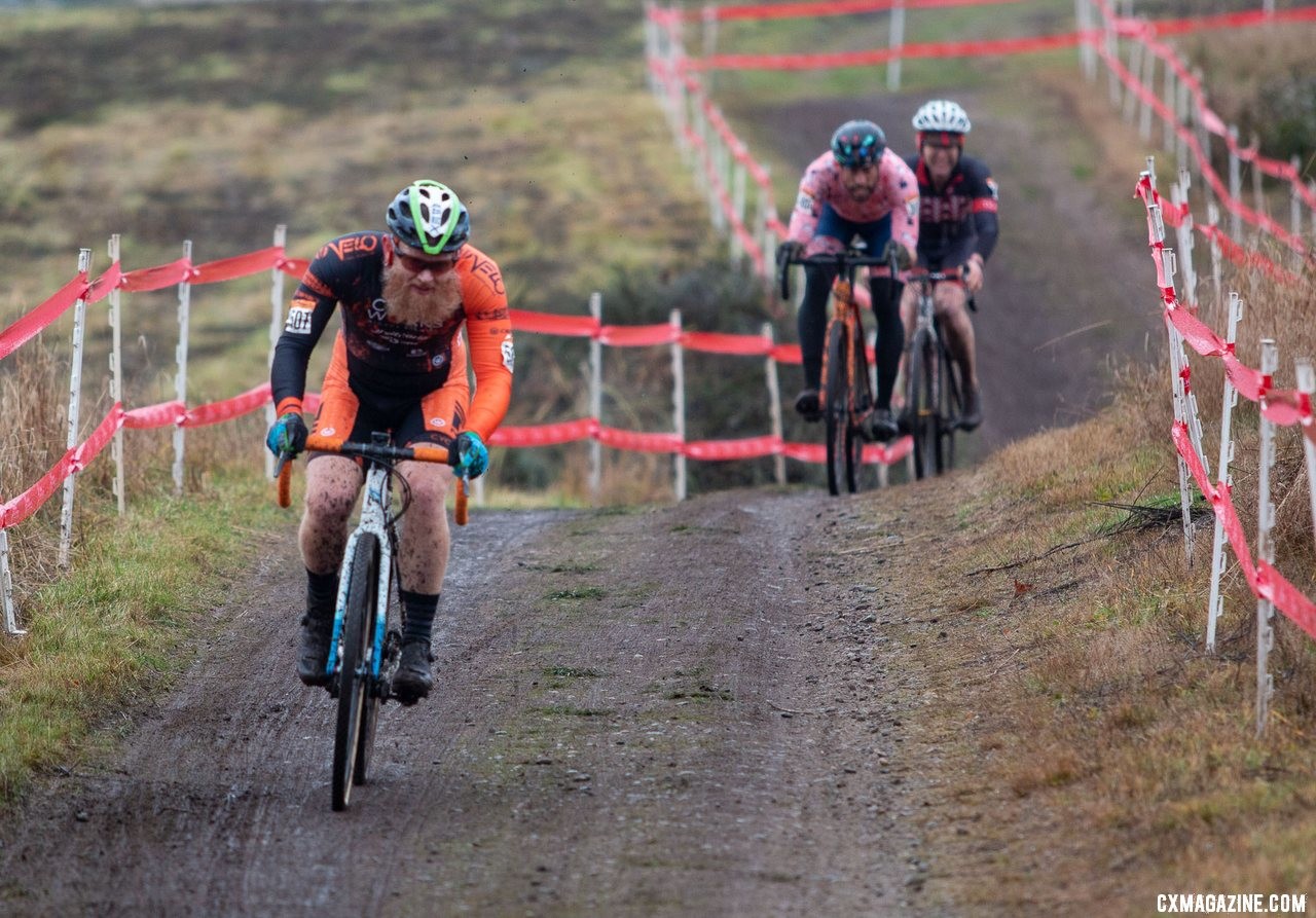 Robert Marion was the top-rated contender. Masters Men 35-39. 2019 Cyclocross National Championships, Lakewood, WA. © A. Yee / Cyclocross Magazine