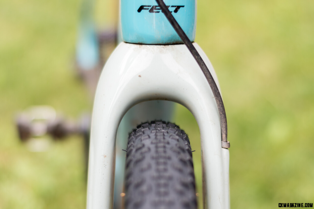 felt Breed Advanced with a 50mm (verified width) WTB Resolute in place. ©C. Lee/Cyclocross Magazine