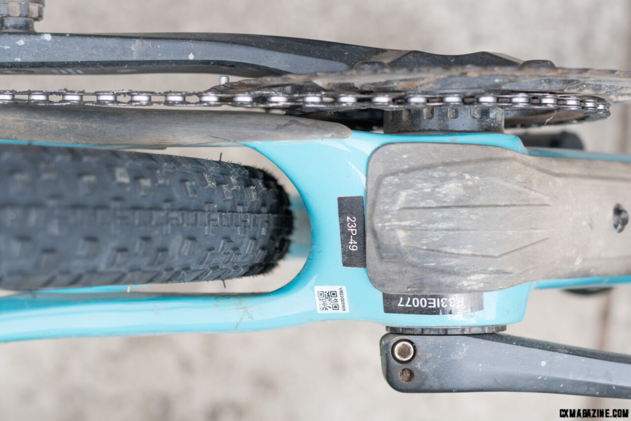 Felt Breed Advanced with a 50mm (verified width) WTB Resolute in place. ©C. Lee/Cyclocross Magazine