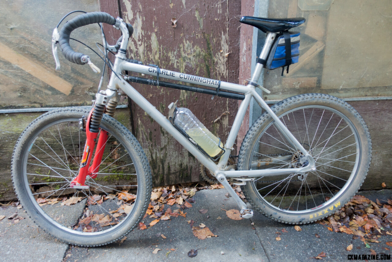 Jacquie Phelan's bike, built by Charlie Cunningham. ©C. Lee/Cyclocross Magazine